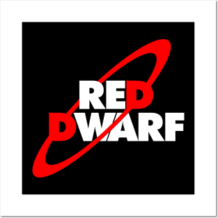 Red Dwarf (original logo) Posters and Art